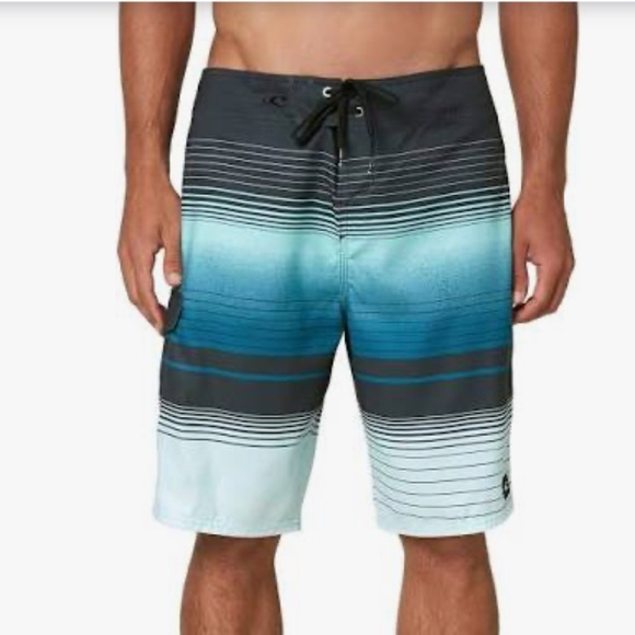 NWT O'Neill LENNOX GRAPHITE Men's 21" Board shorts size 36 - Picture 3 of 7